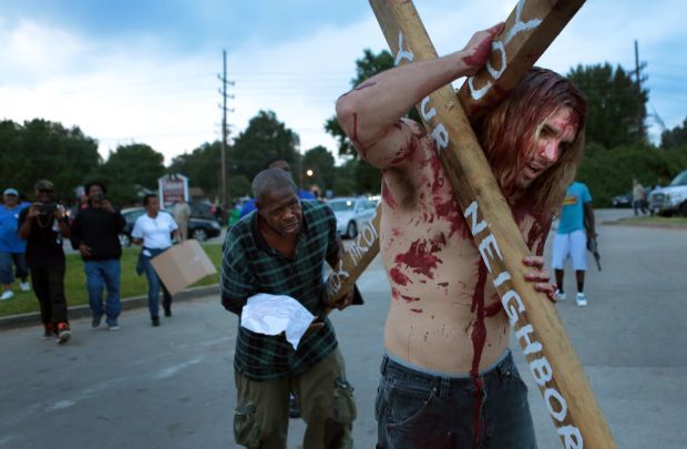 Protests continue into an eighth day in Ferguson